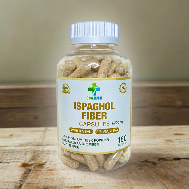 Ispaghol Fiber Capsules - 6700 mg